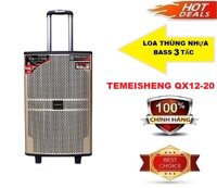 [ SALE ] Loa kéo di động Temeisheng QX12-20 Loa kéo bluetooth hát karaoke gia đình âm thanh cực hay + Tặng 2 micro
