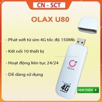 [ SALE LỚN ] Cục Phát Sóng USB Wifi Di Động 4G 5G Olax U80 Chính Hãng Phát Wifi Tốc Độ Cao