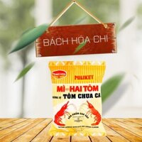 ( SALE MẠNH ) Thùng 30 gói Mì Hiệu Hai Tôm Vị Chua Cay Miliket Gói 75G