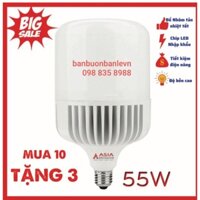 ( SALE SỐC ) Combo 10 bóng LED bulb trụ 55w ASIA