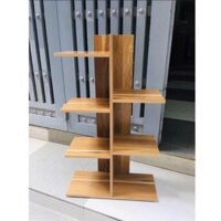🔥 sale sốc 🔥 kệ sách vuông gỗ 5 tầng tiện ích, giá để sách vở lắp ghép đa năng