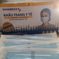 [ SALE SỐC ] Khẩu trang y tế đã tiệt trùng Danameco ( hộp 50 chiếc , bao nilon)