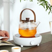 ◎ [SALE SỐC] ✜✾✇Zhen Mingtang Bếp điện gốm Bếp pha trà Gia dụng Máy pha trà Ấm đun nước thủy tinh Bếp không cảm ứng tự đ
