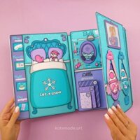 [ SALE TRẢ MẶT BẰNG ] GIA ĐÌNH BÚP BÊ GIẤY 2 ( NGÔI NHÀ MÙA ĐÔNG)