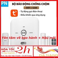 --sale000 **TRỢ GIÁ 2021** Bộ báo động chống trộm qua điện thoại Tuya Wifi + Sim GSM (Bản tiếng việt)