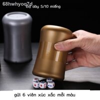 ✜ [SALE]68hwhyoq7dMàu cốc xúc xắc bộ thanh ktv giải trí sàng sáng tạo cá tính hình trụ thẳng lắc