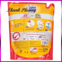 [ Sale99a ] Bộ 2 nước giặt OMO Matic 2.2kg túi tặng 2 gói Comfort thái 580ml sln