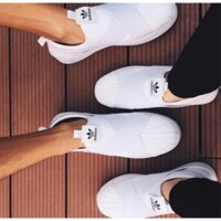 | sales| Oke New [Có sẵn, auth]Giày Adidas Super star slip on chính hãng Đẹp Nhất Xịn