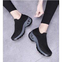 🌟 ( Sales T8 ) Giầy thể thao nữ không dây siêu nhẹ tập gym, đi bộ cao 5cm (mẫu mới) 😍 . 2020 new .. .. . . . .