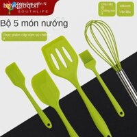 ♦ ◎ [SALE]♚Southern Life Food Grade Silicone Baking Tool Bộ Dụng cụ Làm bánh Nhiệt độ Cao Máy quét dầu Bàn chải Đánh răn