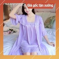 . salle Mùa hè sexy băng lụa nữ pijama cỡ lớn cho người béo MM cực cám dỗ ren dây treo váy ngủ hai mảnh " : HOT . #  .