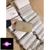 ( Sẵn 3 màu) Túi Charles and Keith nữ – Charles and Keith Quilted Flip-Lock Clutch CK2-70160082-2 size 12.5x5x20.5cm