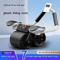 ( Sẵn) Bánh xe tập bụng, bài tập uốn bụng tự động phục hồi, dụng cụ tập cơ bụng cho nam và nữ, thiế