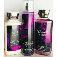 [ sẵn - bill usa ] Bộ Sữa Tắm Lotion Xịt Thơm Hand gel Dưỡng Mịn Da Toàn Thân Bath & Body Works - Dark Kiss