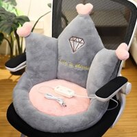 [ SẴN] Ghế Tựa Lưng Nhiều Hình Cute, Đệm nệm lót ghế ngồi văn phòng tựa lưng thư giãn hình cute