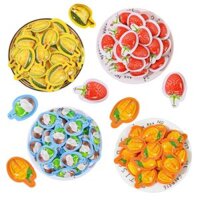 [ Sẵn hàng ] Combo 1000g Kẹo dẻo trái cây 3d vị sầu riêng Durian - dâu tây - Dừa - Soài hình dáng siêu kute