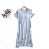 [ Sẵn hàng] - Đầm ngủ cotton cao cấp kèm Bra cao cấp