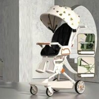 ( San Kho ) Xe đẩy V9 Xịn 2 chiều 3 tư thế, gấp gọn, kèm bàn ăn dặm có nhạc đèn cho bé