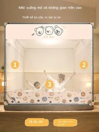 ( Sẵn) Màn chống muỗi hộ gia đình 2024 phòng ngủ mới chống rơi lều ngủ trẻ em mới cho bé chống rơi