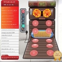 ( Sẵn) Máy mát xa vai, cổ, eo và lưng, đệm ghế điện đa năng toàn thân, gối massage, tạo tác lực kéo