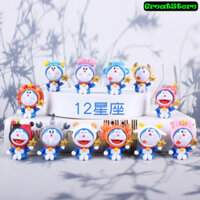 [ Sẵn ] Mô hình Doraemon phiên bản 12 cung hoàng đạo ( Trọn bộ Combo 12 chiếc ) Figure 5 cm