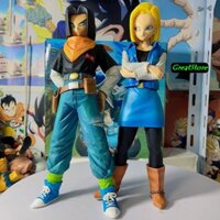 [ Sẵn ] Mô hình Dragonball androids 17 androis 18 Figure chiều cao 23 cm - Bản đẹp