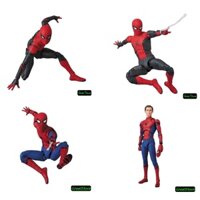 ( Sẵn ) Mô hình nhân vật spider man Far From Home upgaded Suit FIGMA FIGURE MAF 113 AVENGERS cử động được 15cm