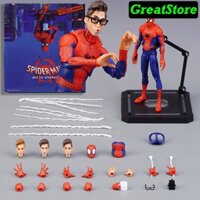 [ Sẵn ] Mô hình Spider man SV- Action PERTER B PARKER Action Figure FIGMA 15 cm