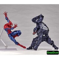 [ Sẵn ] MÔ HÌNH Spider man, Venom phong cách YAMAGUCHI AVENGERS FIGMA CỬ ĐỘNG ĐƯỢC