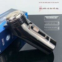 ( Sẵn) Nhật Bản nhập khẩu người đàn ông thực sự điện dao cạo một đầu có thể sạc lại đầu tròn quay d