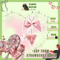[ sẵn] nước hoa dạng sáp strawberry cupid flower knows