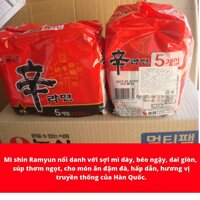 💥 ⚡ SẢN PHẨM CHÍNH HÃNG ( ( LỐC 5 GÓI ) MÌ SHIN RAMYUN NONGSHIM HÀN QUỐC 120G