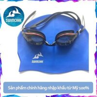 [ sản phẩm đi bơi ] Combo mũ và kính bơi SWIMCARE chính hãng dành cho người bơi lội sản phẩm độc quyền