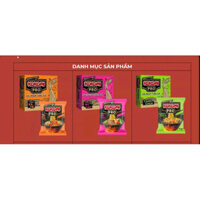 ( Sản Phẩm Mới) Thùng Mì 30 Gói Kokomi Pro Tôm Cay Sate / Kim Chi Bò Cay / Canh Chua Nam Bộ 75g