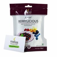 [ Sản phẩm Mỹ]  BERRYLICIOUS 50G – Hỗn hợp quả Mọng và trái cây sấy khô :