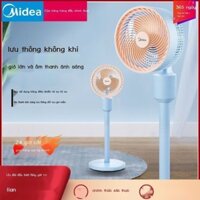 ( Sẵn) Quạt lưu thông không khí Midea, quạt điện đứng yên, gió lớn, sử dụng kép cho bàn và sàn, có