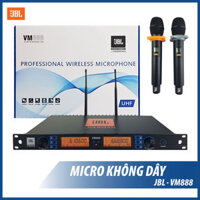 [ Săn Sale-Giá Sốc ] Trọn Bộ Micro Karaoke Gia Đình Giá Rẻ Micro Không Dây Jbl Vm888 Cao Cấp Chống Hú Rè Cực Tốt Bắt Âm Cực Chuẩn Sóng Uhf Cao Tự Động Dò Sóng Sạch Giúp Âm Thanh Trong Trẻo Mượt Mà Sự Lựa Chọn Hoàn Hảo Cho Dàn Âm Thanh Chuyên Nghiệp