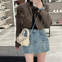 [ SẴN ] TÚI XÁCH XẾP NẾP CAMI MINI HOBO XÁCH TAY KÈM DÂY ĐEO CHÉO CHẤT MỀM MỊN 🔥🔥🔥🔥