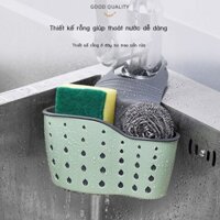 ( Sẵn) Youqin Bồn Rửa Bát Giỏ Treo Túi Vòi Bếp Miếng Bọt Biển Giá Chậu Rửa Bát Không Đấm Lưu Trữ Gi
