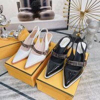 🎄 Sandal fendi gót vân gỗ đi được hai kiểu sang chảnh fullbox