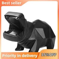 -Sáng Điêu Khắc Nhựa Cho Bàn Nghệ Thuật Kệ Sách Tủ Rượu Thu Hút May Mắn Và Giàu Có Nhựa Đồ Trang Trí Màu Đen