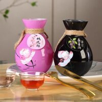 [ Sang trọng ] Nước trái cây lên men/ Nữ nhi hồng vị hoa đào,Osmanthus, mận xanh, việt quất,hoa hồng, dâu tằm bình 318ml