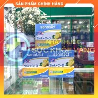 ✅ Sanotact ZinK + C + D - Viên Ngậm Tăng Cường Sức Đề Kháng, Bổ Sung Kẽm, Vitamin C, Vitamin D3 Cho Người Lớn Và Trẻ Em