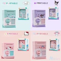 ♕ Sanrio Anime Kawaii Piggy Bank Kuromi My Melody Cinnamoroll Con heo đất cho trẻ em Đồ chơi dễ thương Quà tặng sinh nhật