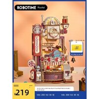 ( Sẵn)Ruotairuoke nhà máy sô cô la 3D ba chiều xếp hình bằng gỗ lắp ráp mô hình handmade tự làm người lớn món quà sinh n