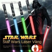 ∏ ( Sẵn)✧Thanh kiếm laze cho trẻ em Dao đồ chơi Star Wars lightsaber rung với cùng một cậu bé Gậy ánh sáng chéo phát kín