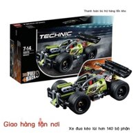 ( Sẵn)Tương thích với Lego 42072 Pull Back Racing Technology Group Building Blocks Đồ chơi ô tô trẻ em