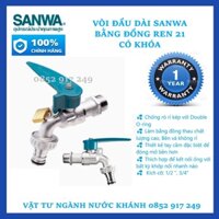 [ SANWA THÁI LAN ] Vòi nước đầu dài có khóa Sanwa CKT15L , có xuất hóa đơn VAT