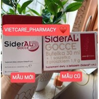 ✅ Sắt Sideral Gocce 30ml cho bé 0 - 5 tuổi (chai thủy tinh) chính hãng Italy