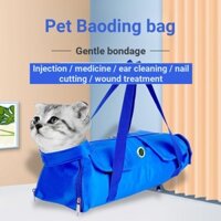 〖 Seckill 〗 Túi đựng mèo y tế Tiêm truyền dịch Túi chăm sóc mèo dạng lỏng Túi cố định Chọn tai Mèo Cắt móng tay Túi giặt mèo dày
